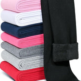 Girls’ Fleece-Lined Leggings – Warm Cropped Pants for Fall & Winter | Lovana UK